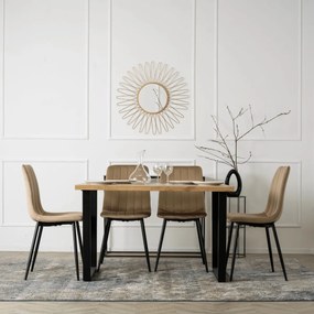 Bézs Bársony Étkezőszék IBIS