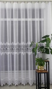 Mg Függöny jacquard 638/73 Fehér 200x250cm készre varrt Bt
