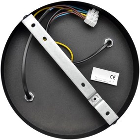 Spotlámpa CENTRO 3xE27/15W/230V fekete