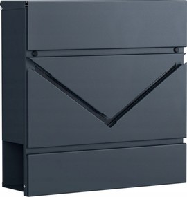 Postaláda újságtartóval Songmics szürke