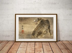 Japán Fa Kobayashi Kiyochika 1880 méret 50x30cm