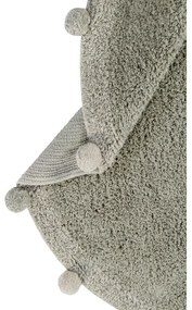 Világoszöld mosható kézi szövésű pamut gyerek szőnyeg ø120 cm Bubbly Olive – Lorena Canals