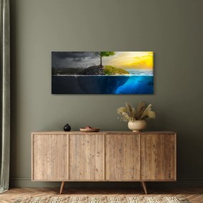 Két oldalt mutató kép (120x50 cm)