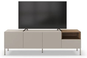Krémszínű TV-állvány 180x55 cm Cailin – Marckeric