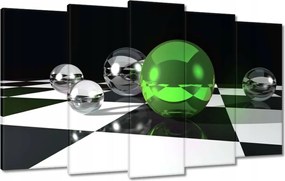 Vászonkép 100x60 Smaragdzöld