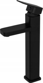 Álló mosdó csaptelep magas Gamma Caro Cubic Fekete