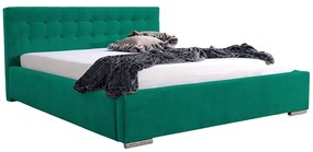 Typ01 ágyrácsos ágy, türkiz zöld (160 cm)