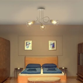 Felületre szerelhető csillár OXFORD 3xE27/15W/230V fehér