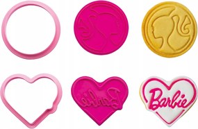 Decora Barbie öntőformák és bélyegzők 2 db-os szett