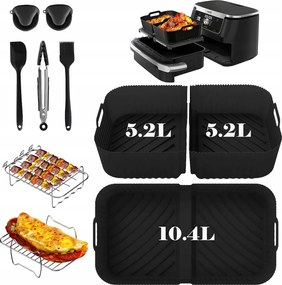 9 Részes Akcesoria Készlet Ninja AF500EU Air Fryer Olajsütőkhöz