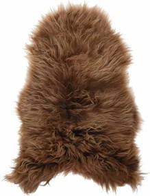 barna izlandi báránybőr székhuzat 70 x 110 cm