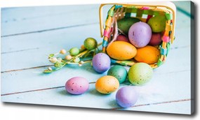Vászonkép Húsvéti tojások 120x60 cm