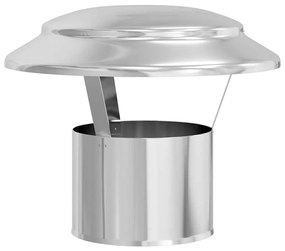 Eső Borító Kémény Ezüst 25 x 25 x 20 cm Rozsdamentes acél