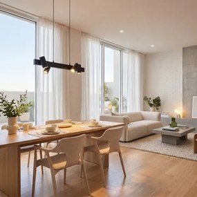 BRILAGI - LED RGBW dimmelhető kábelen függesztett csillár SELE 4xGU10/6,5W/230V fekete