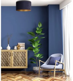 Duolla - Mennyezeti lámpa BRISTOL 1xE27/15W/230V á. 40 cm kék/arany