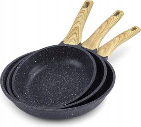 GiPP serpenyő szett tapadásmentes bevonattal 20/24/28 cm gránit