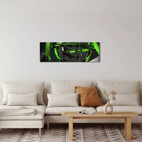 Az absztrakció képe (órával) (90x30 cm)
