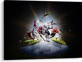 Kép - Sportolók (70x50 cm)