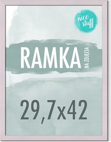 Képkeret A3 29,7x42 Képkeret 42x29,7 Púder Lila