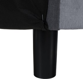 Kihúzható kanapé, szürke, ALADA