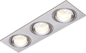Endon TETRA 52405 Beépíthető spotlámpa 3x50W/GU10 IP20