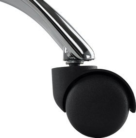 Magasított munkaszék, barna/fekete, TAMBER