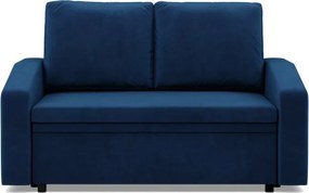 Zeus kanapé, bársony, hab töltet, döntött kartámasz, kék