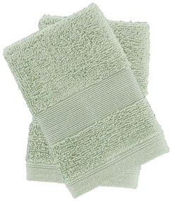 Zöld frottír pamut törölköző szett 2 db-os 30x30 cm Anti-Bacterial – Catherine Lansfield