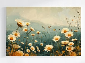 Poszter Kert Virágágyás Rét Virágok Margaréta 120x80