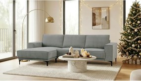 Sötétszürke sarokkanapé (bal oldali) Copenhagen – Scandic