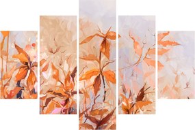 Kép - Festett virágok (150x105 cm)
