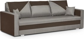 Háromszemélyes kinyitható kanapé ASTRA1 Világosbarna/sötétbarna