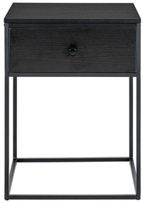 Fekete éjjeliszekrény Vita – House Nordic