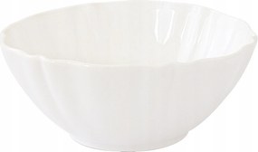 Porcelán tál 12cm Perle Bianco tál az Easy Life-tól hullámos perem