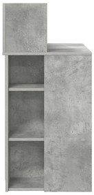 tárolós asztal Beton szürke 90x48x101.5 cm Szerelt fa