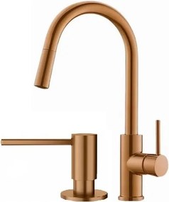 Konyhai csaptelep réz Acél Kifolyócső -Szett