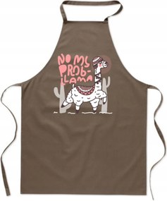 Nyomtatott Kötény vicces konyha No My Probléma Láma grill ajándék