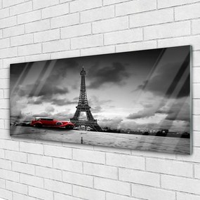 Fali üvegkép Eiffel-torony Architecture 100x50 cm