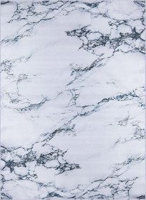 Szőnyeg 160x220 CM Hálószoba Nappaliba Fehér Márvány Modern Glamour Divatos