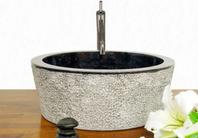 Mosdókagyló márvány PALERMO Ø40 cm