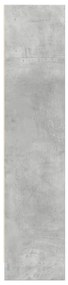 betonszürke szerelt fa könyvespolc 80 x 24 x 109 cm