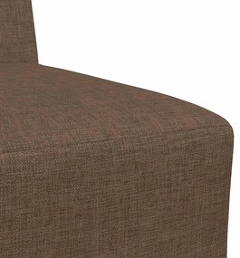 barna szövet kanapéfotel 55 cm
