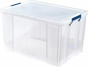 Műanyag tároló doboz, átlátszó, 85 liter, FELLOWES, ProStore™ (IFW77311)