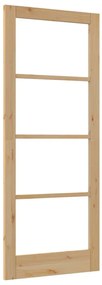 Belső Ajtó Üveggel ORKDAL Barna 86 x 211 cm