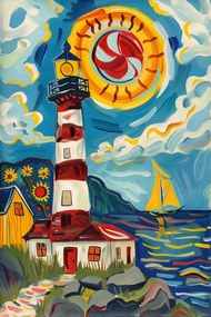 Poszter 30x45cm Élő kikötő