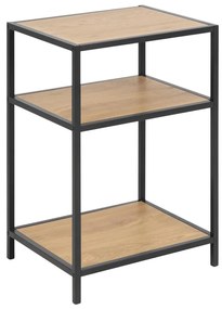 Éjjeli szekrény SARON tölgy/fekete