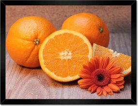 Poszterek keretben 40x30 Zamatos narancs Virág