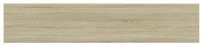 4 db sonoma-tölgy színű forgácslap könyvespolc 100x20x1,5 cm