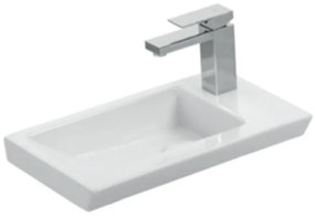 Sanovit ISIK - porcelán mosdókagyló - jobb csaplyukas - 45 x 28 cm