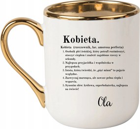 Bögre Elegáns Fehér Arany Rant Vicces Ajándék Nő